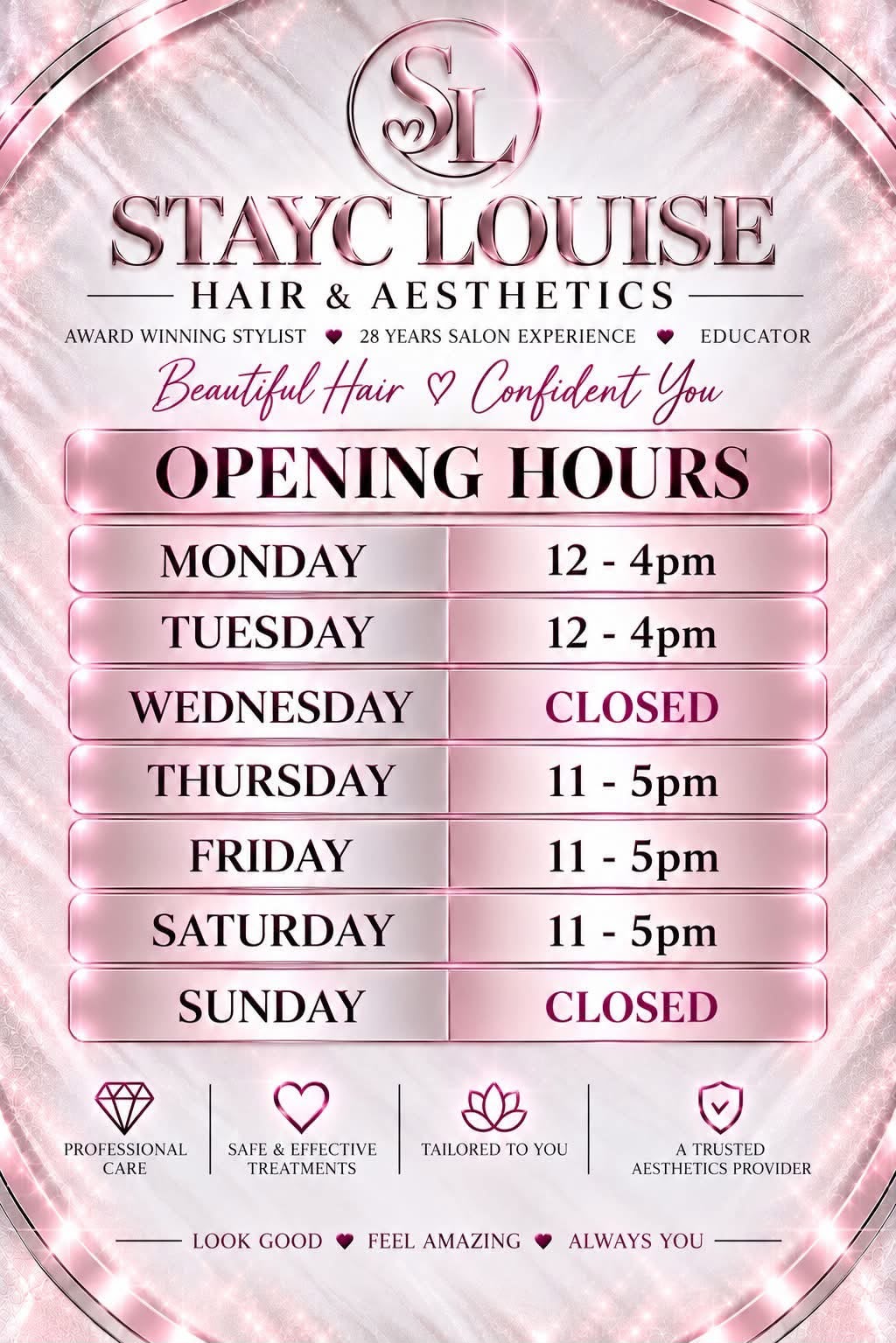 Stayc Louise opening hours